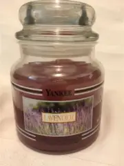 Yankee Housewarmer Candle LAVENDER White Label 14.5 oz Jar RARE