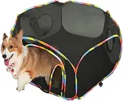 ccuzs Outdoor Enclosure for Cats Closed, Pet Cage with Breathable Mesh - Large Safe Space for Exercise and Fun of Animals with Fence