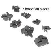 80Pcs Woodruff for Key Assortment Set Metric Set Stainless Steel Metric Woodruff