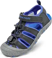 [DREAM PAIRS] Boys Girls Closed-Toe Outdoor Summer Sport Sandals（Toddler/Little Kid/Big Kid）
