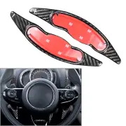For BMW Mini Cooper F54 F55 F56 Steering Wheel Shift Paddle Carbon Fiber Black (for: Mini)