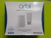 NETGEAR Orbi Whole Home Tri-Band Mesh WiFi System, RBK30-100NAS - Brand New