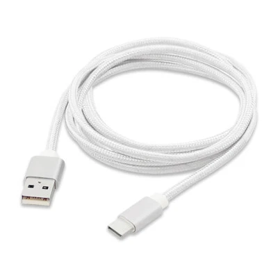 B2G1 USB-C 6' Braided Cord for Samsung Galaxy A10e/A20/A3 A5 A7 (2017)/A50/ Fold