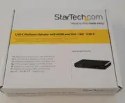 StarTech USB C Multiport Adapter W/ HDMI and VGA Mac Windows Chrome - 4K
