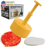 Burger Press Patty Maker - Hamburger Beef Smasher Mold - Adjustable Non Stick