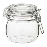 在飛比找IKEA優惠-IKEA 附蓋萬用罐, 透明玻璃, 0.5 公升