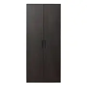 European Cabinetry Classic Nordic Ash Square Black Stockholm Storage Cupboard