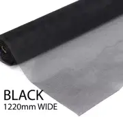 Black Flyscreen Insect screens Fly Screen Buy Per Metre 1m - 25m x 1220mm W Mesh