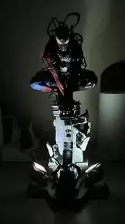 Symbiotic Spider Man Venom Figure LED 15in Statue PVC Marvel Model Collectables
