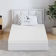 Gwydre Memory Foam Single Mattress,High Density Ventilated Memory Foam Bed Mattress,with Removable & Washable Non-Slip Cover (10cm, Single)