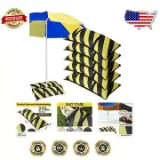 5 Pcs Waterproof Fillable Sandbags - Perfect for Outdoor Furniture & Canopies