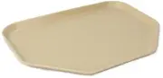 Carlisle 1713FG020 Fiberglass Glasteel Solid Trapezoid Tray, 18.00" x 14.00",...