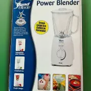 EURO PRO,QUAD BLADE BLENDER 700 WATTS,PULSE ICE CRUSH/ AUTO CLEN