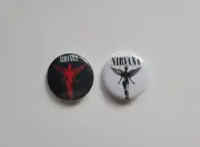 Nirvana In Utero Album 90s Grunge Punk Alternative Rock Badge Button Pin 32mm