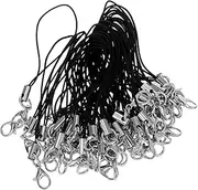 HOMSFOU 100pcs Lanyard Strap for Id Card Keyring Mobile Phone Lightweight Cellphone Charm Lanyard for USB Flash Drive Stylish Practical for Office Events Travel