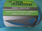 Hammock Double Portable Swing Camping Outdoor Hanging Blue Ultra Light Packable