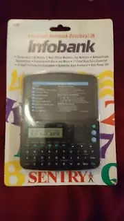 Infobank CA50F Sentry Electronic Notebook Directory