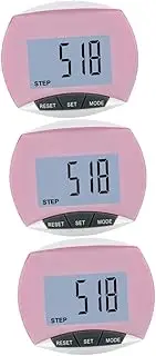 Kisangel Pcs Running Pedometer Step Counter Clip Pedometer for Walking Fitness Information Tool Sports Supplies for Both Man Woman