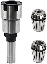 Yakamoz Router Bit Extension Chuck, 1/2 Inch Shank, 2-1/4 Inch Extension, 1/4 & 1/2 Inch Shank Compatibility, Metal, Router Machine Compatible