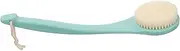 Healvian 1pc Silicon Bath Brush Scrubber Exfoliant Back Brush for Shower Sensitive Skin Back Brush Long Handle Body Brush Shower Back Brush Brush Exfoliating Skin Green