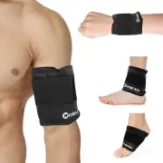 Reusable Gel Ice Pack Wrap for Injuries 9"x4.5", Soft Flexible Gel Wraps
