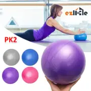 25cm Yoga Ball Pilates Fitness Exercise Stability Ball Women Gym Colourful 2pc