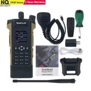 HAMGEEK APX-8000 12W Dual Band Radio VHF UHF Walkie Talkie Dual PTT with Mic