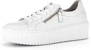 Gabor Women Trainers, Ladies Low-Tops,Removable Insole, White 21, 8 US