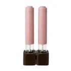 RECOLTE RMM-1 ELECTRIC SALT & PEPPER MILL MINI ADJUSTABLE ROUGHNESS GRAYISH PINK