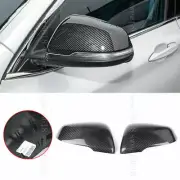 Real Carbon Fiber Wing Mirror Rearview Replace Cover Trim For BMW X1 X2 16-19 (for: BMW)