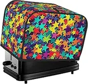 Many Stars Toaster Cover 2 Slice Bread Machine Covers Waterproof Universal Size Kitchen Small Appliance Cover with Hang Loop, Dust and Fingerprint Protection