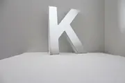 Mirror Alphabet Letter Large Upper Case 20cm "K"