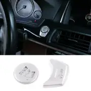 Fit For BMW One-click Start Button Sticker Decorative Accessories StainlessSteel