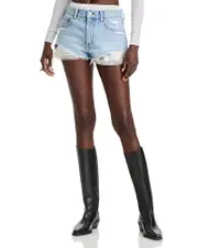 alexanderwang. t Cut Off Denim Shorts