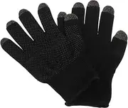 jojofuny 1 Pair Gaming Touch Screen Gloves Pen-hold Table Tennis Racket Grapple Hooks Chicken Controller Storage Hooks Ear Protection Headband Spa Headbands Rice Ink Gloves Nylon Black