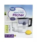 Great Value 5 Cup Water Filter Pitcher, 1 Filter Included Fits Brita Filters New
