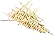 Leona Co 400 Pcs Natural Wooden Bamboo Skewers Chocolate Fountain Fondue Sticks for BBQ Fruit Cocktail Kabob Grilling Barbecue Crafting and Party Supplies