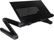 aptop Cooling Tray Laptop Stand for Bed Foldable Lap Tablet Table Laptop Stand with Mouse Pad and Anti-Slip Clip for Drawing Bed Sofa Working Couch Laptop Cooling Pads(No Mouse Pad)