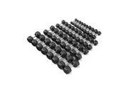 1-30kg Rubber Hex Dumbbell Set