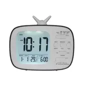 Children and Student LCD Electronic Bedside Light-sensitive Smart Alarm Clock G180 black