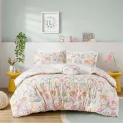 Queen Comforter Set, Favorite Jungle Animals Fun Safari Adventures Print, BCI...