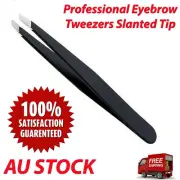 Professional Eyebrow Tweezers Plucker Puller Hair Remover Slanted Pointed Tip