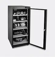 PreAsion 100L 5 Layers Electronic Dry Cabinet Camera Storage Dehumidify Cabinet 100-240V Noiseless and Energy Saving for Camera and Lenses Automatic Digital Camera Storage Dry
