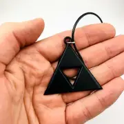 Legend of Zelda Triforce Necklace Black