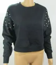 NEW Freshman Sweatshirt Size S Black With Pearl Long Sleeves Pullover 2018 $34