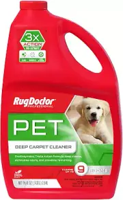 Rug Doctor Pet Carpet Cleaner, 96 Oz., Pro-Enzymatic Formula with 3X Action