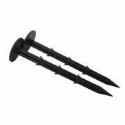 200 x Grass Pegs Lawn Turf Weed Mat Plastic Pins Stakes Anchor secure peg pin