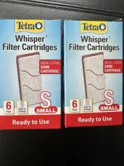 2-Tetra Whisper Filter Cartridges 6 Packs In Each, Size Small, 19550 12 Total