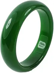 [Generic] Green Jade Bracelet Jewelry Accessories Ladies Gift Jade Bracelet Men's Bracelet (Color : A, Size : 59-60mm)