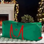 Christmas Tree Storage Bag Xmas Tree Container Stores a 7.5Ft Artificial Xmas Tree Waterproof Durable 600D Oxford Material Storing Bag with Carry Handles for Trees for Artificial Trees & Decorations